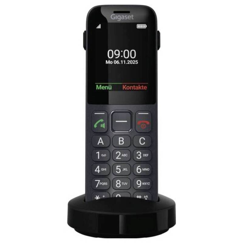 Gigaset Handy COMFORT 600 SIM LTE Mobiltelefon Schwarz Grau 128GB Bluetooth 4G - 4255781906416