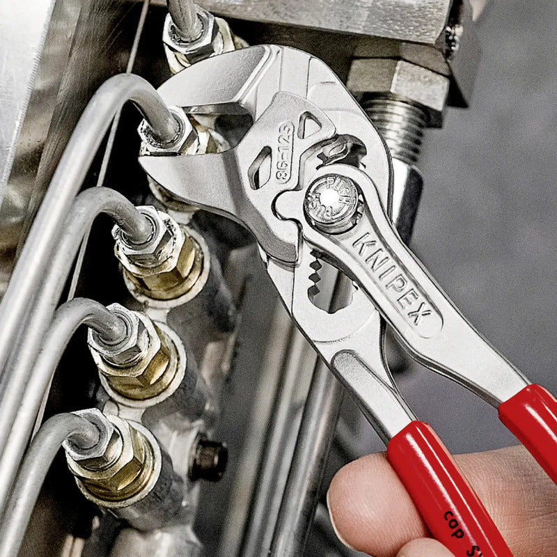 Knipex Zangenschlüssel Wasserpumpenzange Rohr-Zange 23mm 125mm Chrom Vanadium - 4003773077497