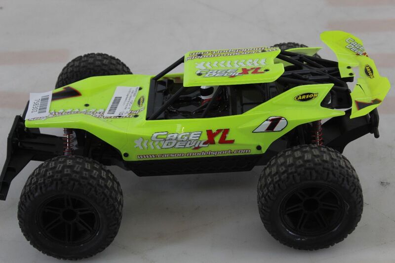 CARSON Modellsport R/C Spielzeugauto Cage Devil XL Gelb 30 km/h 2.4 GHz 25 Min. - 4005299007583