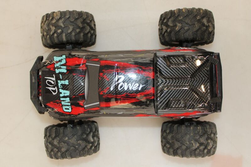 M-Land Monstertruck 48km/h 4WD 1:16 RTR Rot Allradantrieb RC Modellauto - 4260768517295