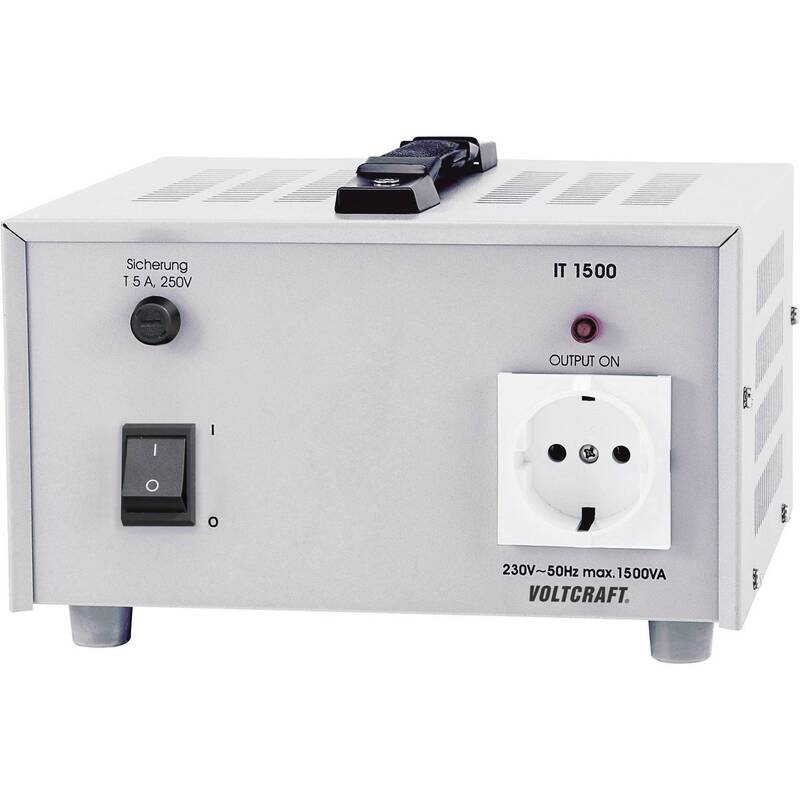 Voltcraft IT1500 Universal Labor-Trenn-Transformator Festspannung 1500 VA 230 V - 4016138522662