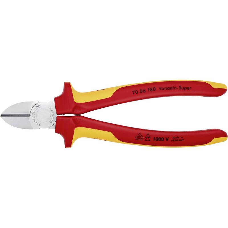 Knipex Seitenschneider VDE 180mm Handwerkzeug Präzisionsschneider - 4003773033813