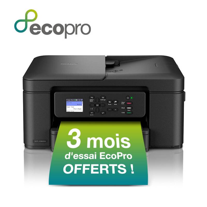 Brother Multifunktionsdrucker DCP-J1360DW Tintenstrahl A4 WLAN 150 Blatt Farbe - 4977766841894