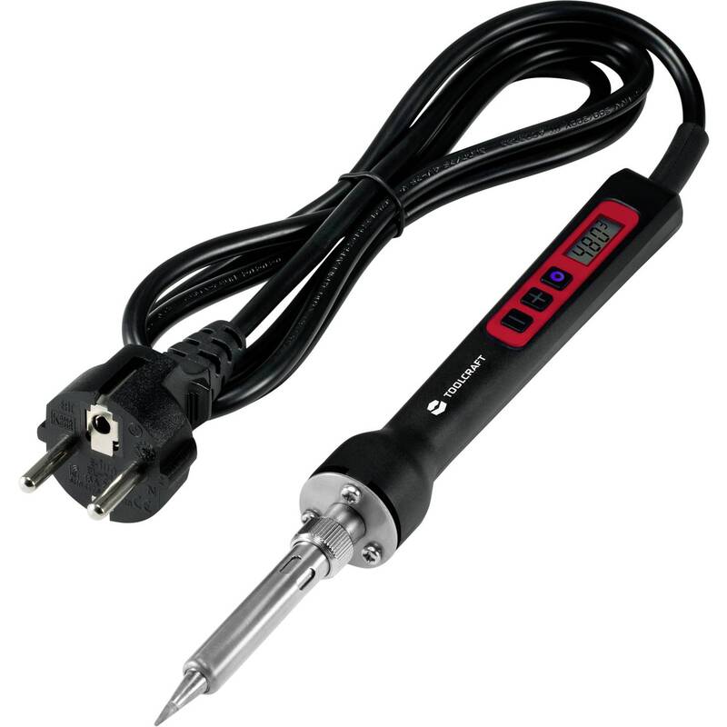 TOOLCRAFT Lötkolben Lötgerät LCD Lötstation Elektronik Reparatur Handgerät - 4053199976720