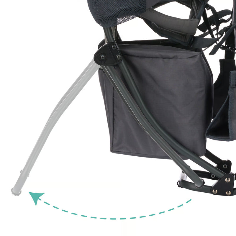 fillikid Rückentrage Elite für Kinder ab 6 Monaten bis 20 kg grau mit Zubehör - 9120123448266