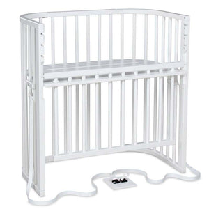 B-Ware babybay Boxspring Comfort Plus Weiß Beistellbett für Boxspringbetten 150 kg
