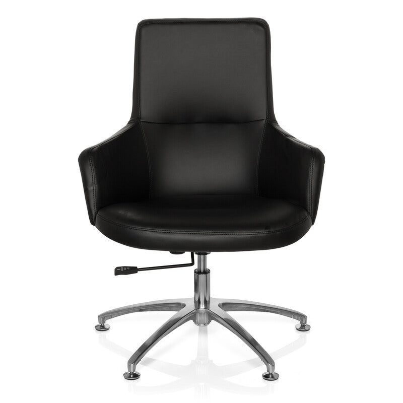 hjh OFFICE Loungesessel Stuhl Bürostuhl Kunstleder schwarz SIEHE TEXT/FOTO - 4260284086664