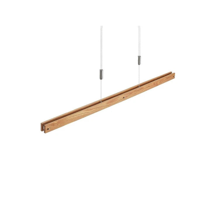 Lindby Pendelleuchte Hängeleuchte LED Holz Esszimmer dimmbar Alimara warmweiß - 4251096597448