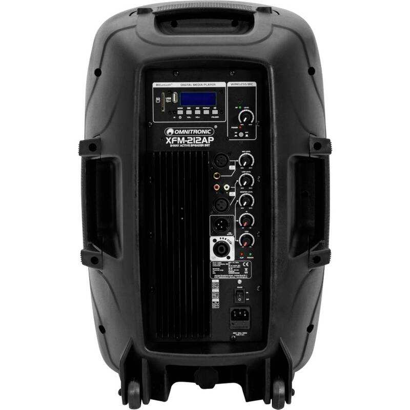 Omnitronic Aktives PA-Lautsprecher-Set Bluetooth inkl. Mikrofon SIEHE TEXT/FOTO - 4026397639681