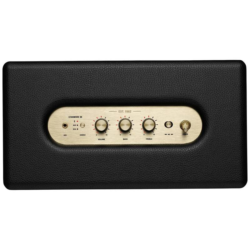 Marshall Bluetooth Lautsprecher Stanmore III Box 90W Schwarz 350x203x188mm - 7340055385121