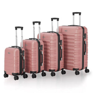 B-Ware Hartschalen Kofferset Rom 3 & 4 tlg. Set mit 360° Rollen und Zahlenschloss