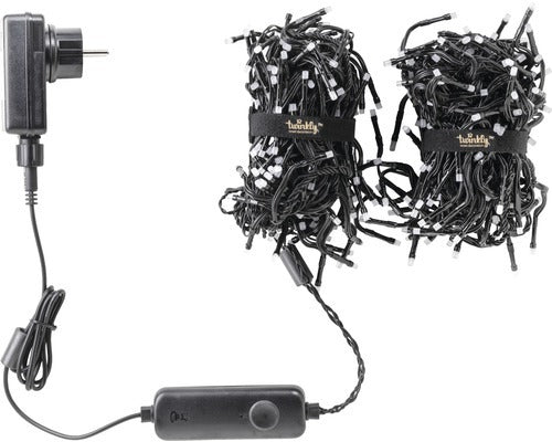 Twinkly LED Lichterkette Clusterlicht 6m 400 LEDs App Steuerung bunt kaltweiß - 8056326672799