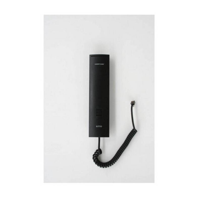 Ritto by Schneider Türsprechanlagen-Zubehör Audio-Inneneinheit Schwarz 2-Draht - 4026529023760