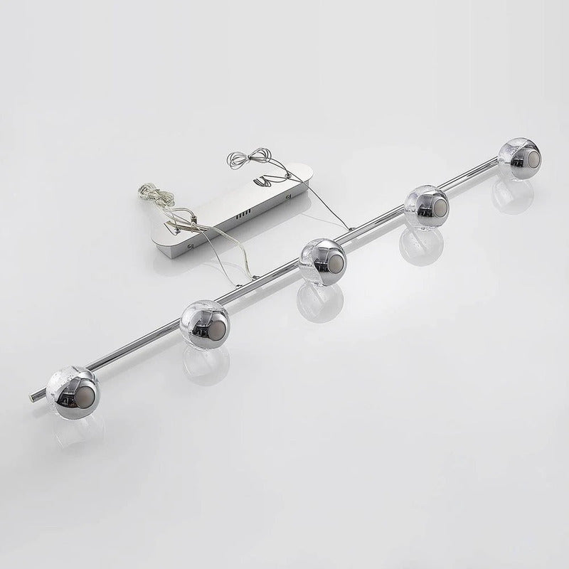 Lucande Pendelleuchte Hängeleuchte LED chrom klar Stahl Glas Leuchtmittel inklus - 4251911744002