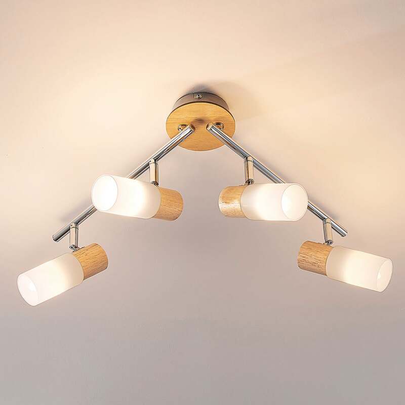 Lindby Deckenstrahler Deckenspot Christoph Holz Glas weiß Lampe Leuchte - 4251096546521