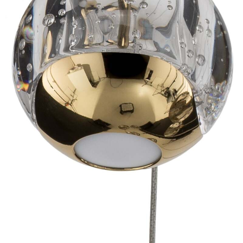 Lucande Hängelampe Hängeleuchte Hayley LED Pendelleuchte Lampe gold Ø40cm - 4251096583427