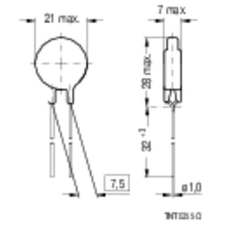 TDK NTC Thermistor Widerstand S364 B57364S209M Temperaturfühler 2 Ohm 16 STÜCK - 2050000141157