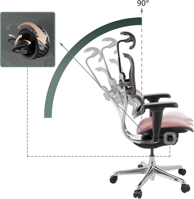 Ergonomischer Bürostuhl Ergohuman Ultra L GEN2 mit flexibler - 4064323109174