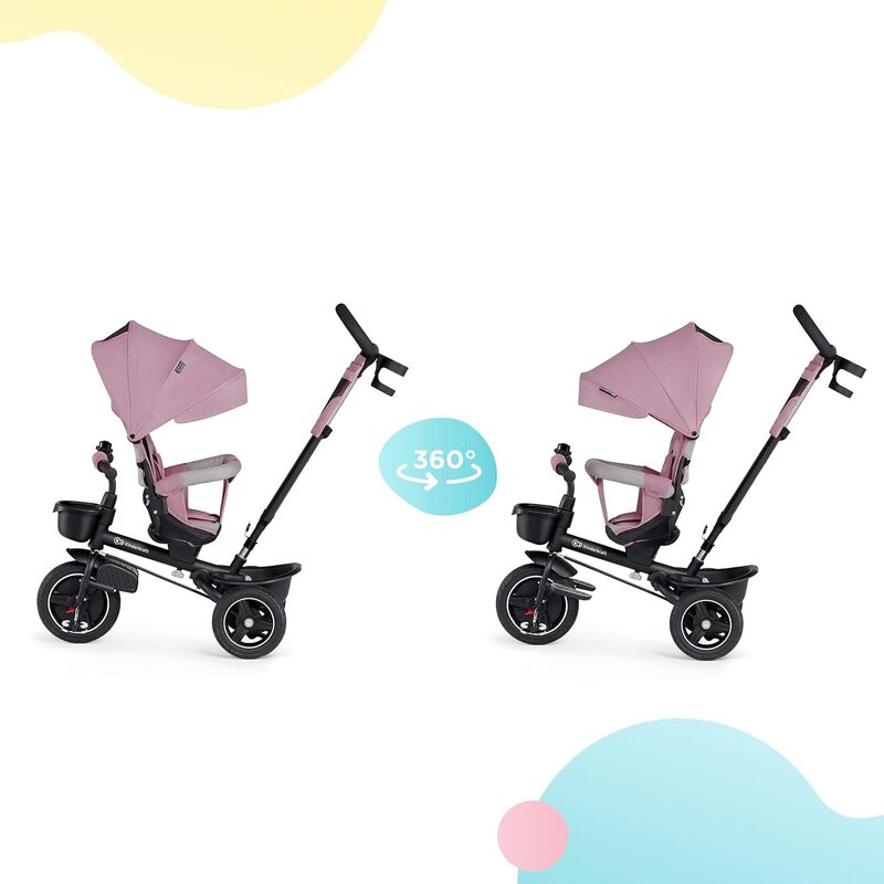 Kinderkraft Dreirad SPINSTEP Rad Kinderrad Trike ab 9 Monate mauvelous pink - 5902533916528