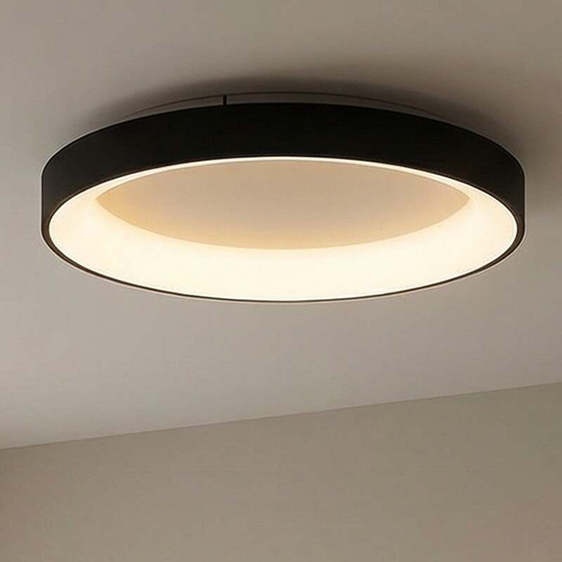 Mantra Iluminación Deckenlampe Niseko II LED Lampe dimmbar schwarz Ø50cm CCT - 8435153285813