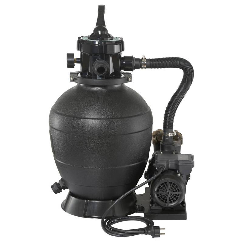 Toolcraft Sandfilteranlage 13000l/h Pumpe Wasseraufbereitung 550W IPX5 12m - 4064161476018