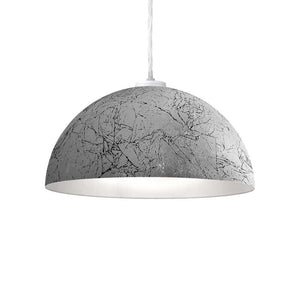 B-Ware Austrolux Pendelleuchte Hängeleuchte cult Vintage silber Metall SIEHE TEXT