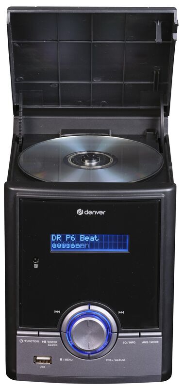Denver MDA-285 DAB FM Musiksystem mit Bluetooth CD MP3 2x5W schwarz - 5706751075162