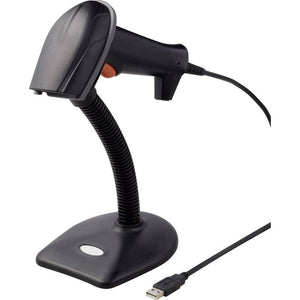 B-Ware Renkforce 2D Barcode-Scanner Kabelgebunden 1D, 2D Laser Schwarz Hand-Scanner USB