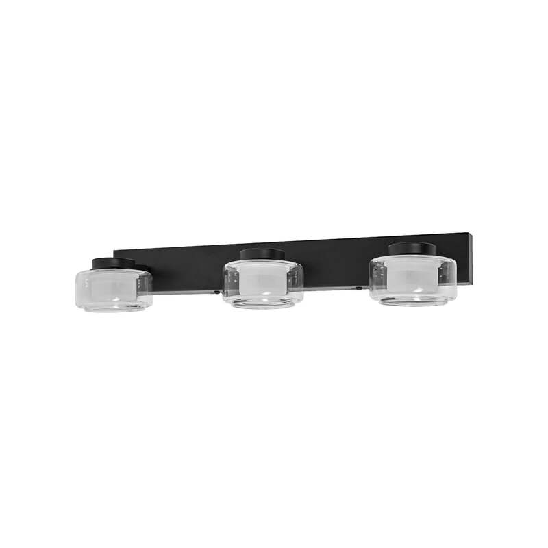 OSRAM Wandleuchte Wandlampe LED Badezimmerleuchte ORBIS FLAME Schwarz IP44 CCT - 4099854447884