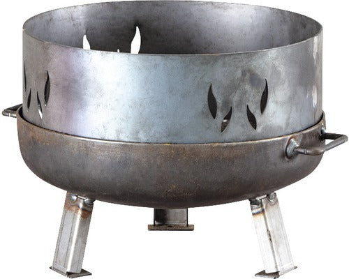 Siena Garden Mini Feuerschale S Feuerstelle Korb 22x17,5x10,5cm Stahl eloxiert - 4019111015120
