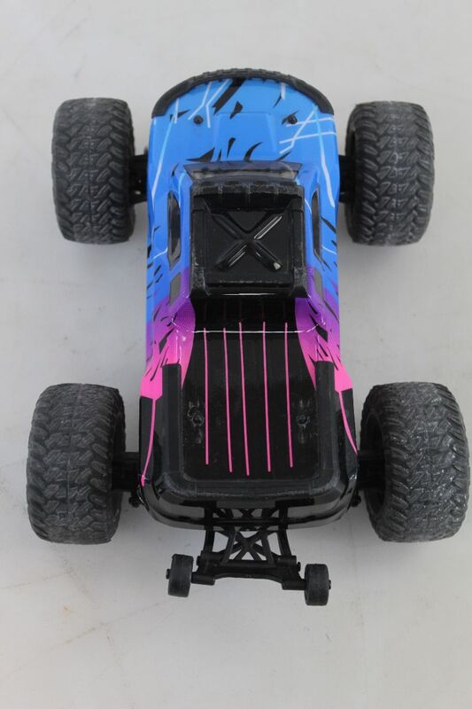 Absima Mini AMT Monster Truck 1:16 pink blau RTR 4WD Akku Lader 36 km/h - 4250650957704