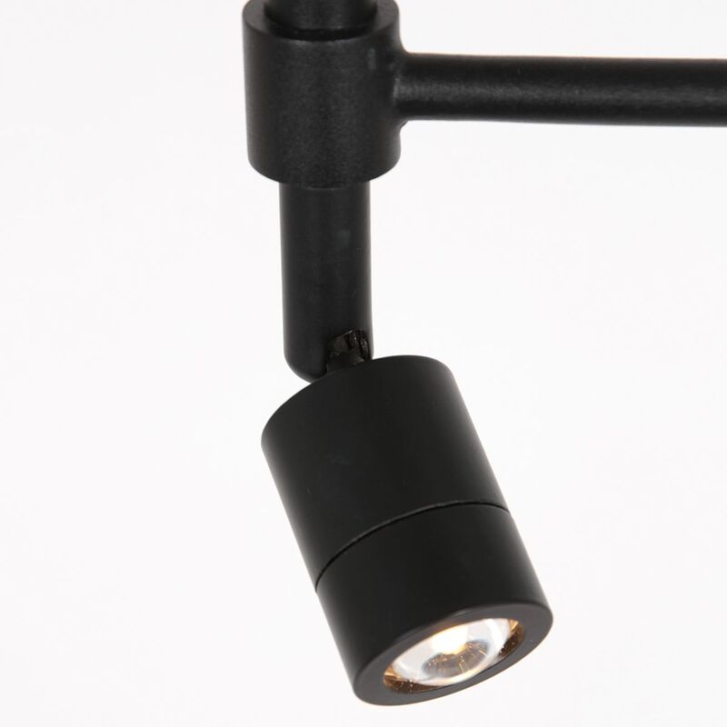 Steinhauer Stang Stehleuchte Standlampe ohne Schirm schwarz Metall Schalter LED - 8712746151473