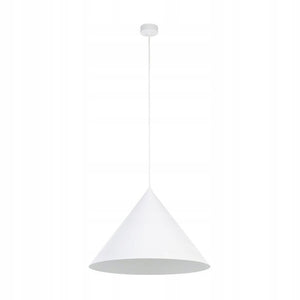 B-Ware TK Lighting Pendelleuchte Hängeleuchte Cono LED Lampe Leuchte E27 weiß Ø50cm