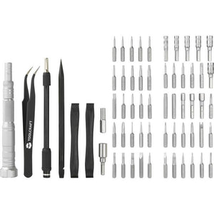 B-Ware Toolcraft to-7116297 Bit Screwdriver Set 62-piece S2 Steel Compact