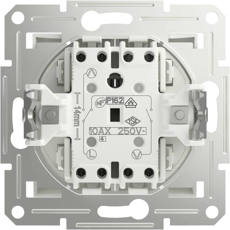 Schneider Electric Rollladenschalter Asfora EPH1370521D 250VAC 10A Weiß IP20 - 3606486875582