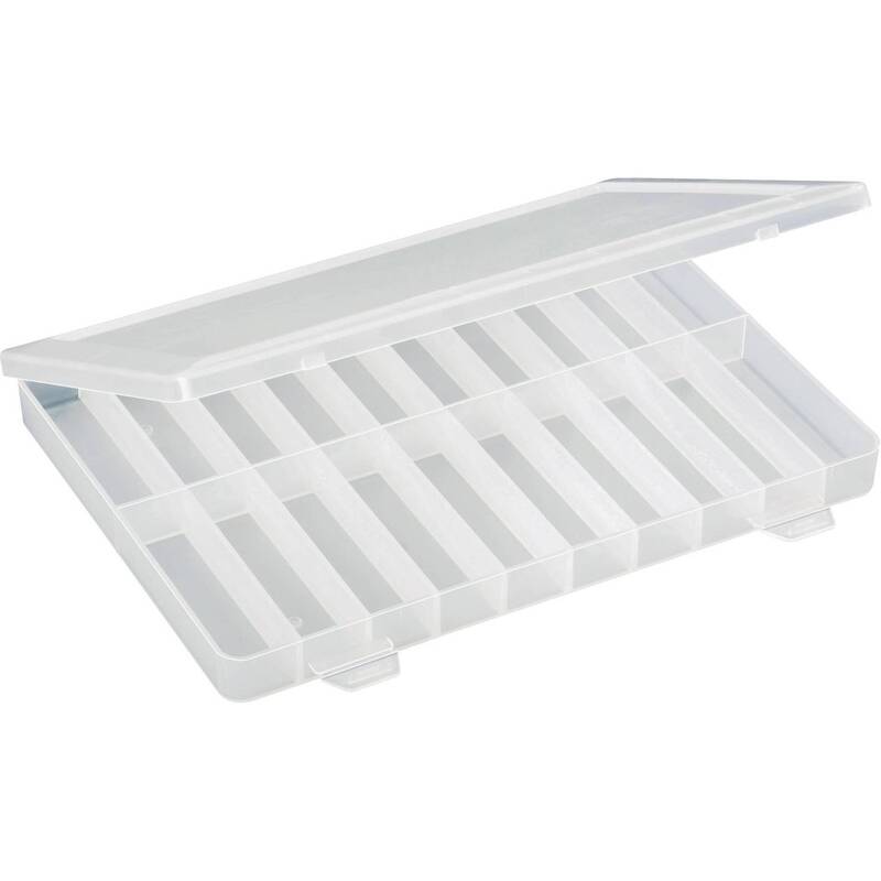 TRU COMPONENTS Sortimentskasten 250x180mm 20 Fächer feste Unterteilung 1 Stück - 4016139210759