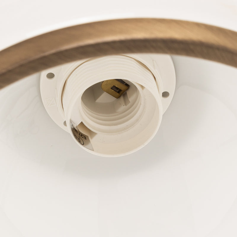 Pendelleuchte Petro 5-flammig altmessing weiß 70 cm dimmbar E27 Made in Europe - 5905962006242