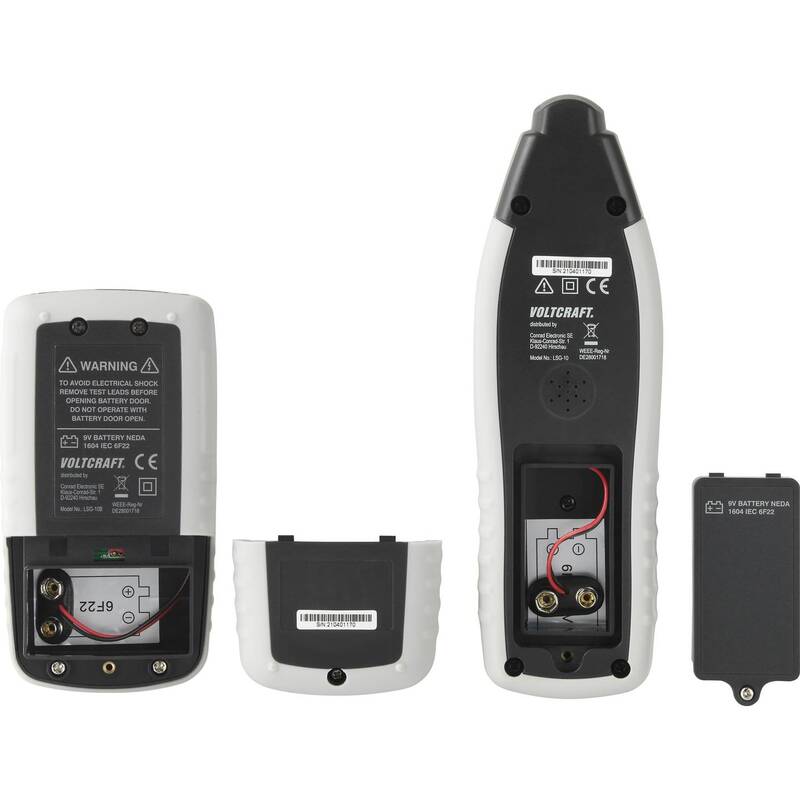 Voltcraft Leitungssucher LSG-10 Kabelsuchgerät mit digitaler Anzeige und Signal - 4016138628869