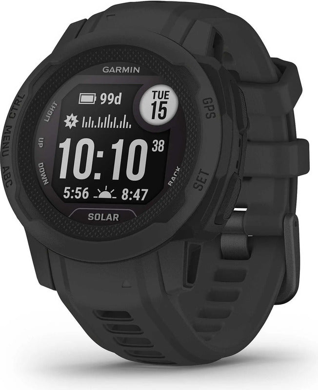 Garmin Sportuhr Smartwatch Instinct 2S Solar GPS Fitness Uhr 40 mm Grau Onesize - 0753759278700