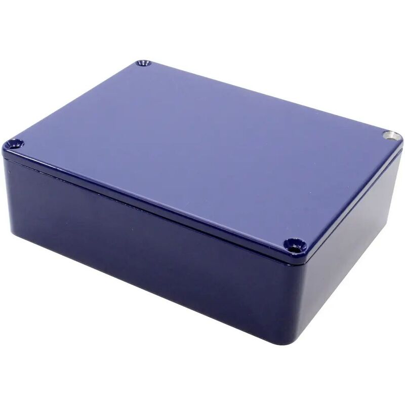 Hammond Universal-Gehäuse 1590BB2CB Aluminium Druckguss IP54 Blau 119x94x38mm - 0623980810287
