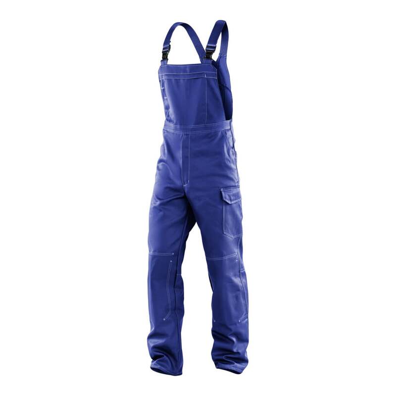 Kübler Latzhose Arbeitshose ORGANiQ 3248 kornblumenblau Größe 118 Baumwolle - 4053813052700