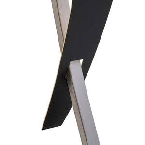 B-Ware Lucande LED Floor Lamp Marija, Black, Metal, Height 140 Cm