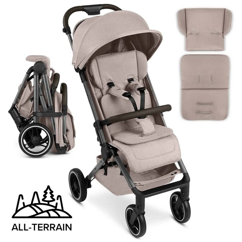 ABC Design Ping 3 Trekking Reisebuggy Inkl.Transporttasche, Tragegurt Und Sitzeinlage Camel - 4045875072253
