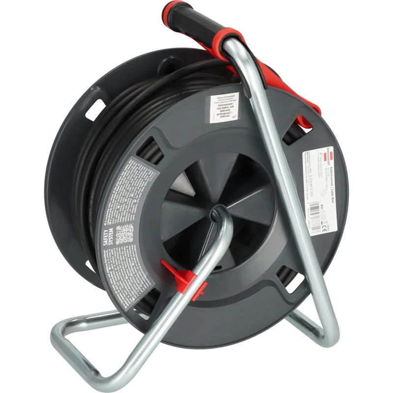 Brennenstuhl Kabeltrommel H07RN-F 40m IP44 5 Steckdosen Gummi-Neopren schwarz - 4007123688609