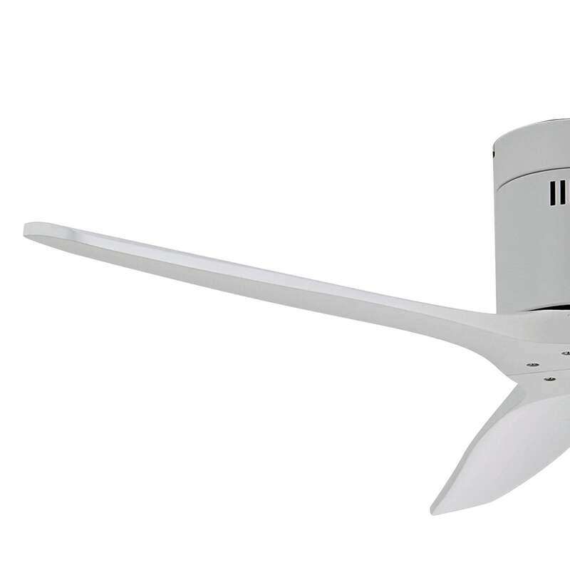 Lucande Deckenventilator Vindur weiß 132 cm leise mit Fernbedienung für 15 m² - 4251911779868