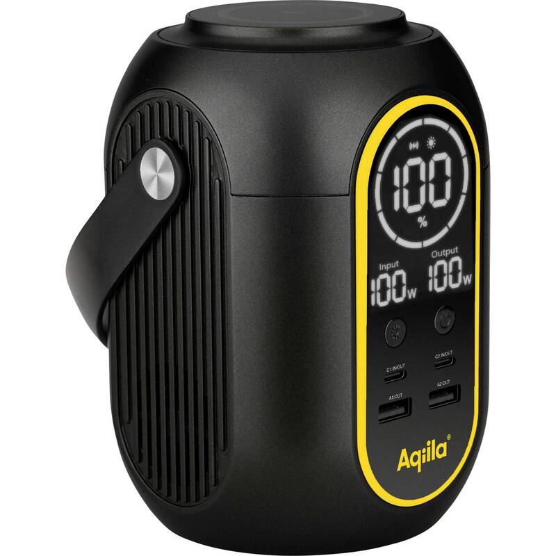 Aqiila S140 Powerstation 54 Ah Li-Ion USB-A Wireless Charging LED Taschenlampe - 8716778931997
