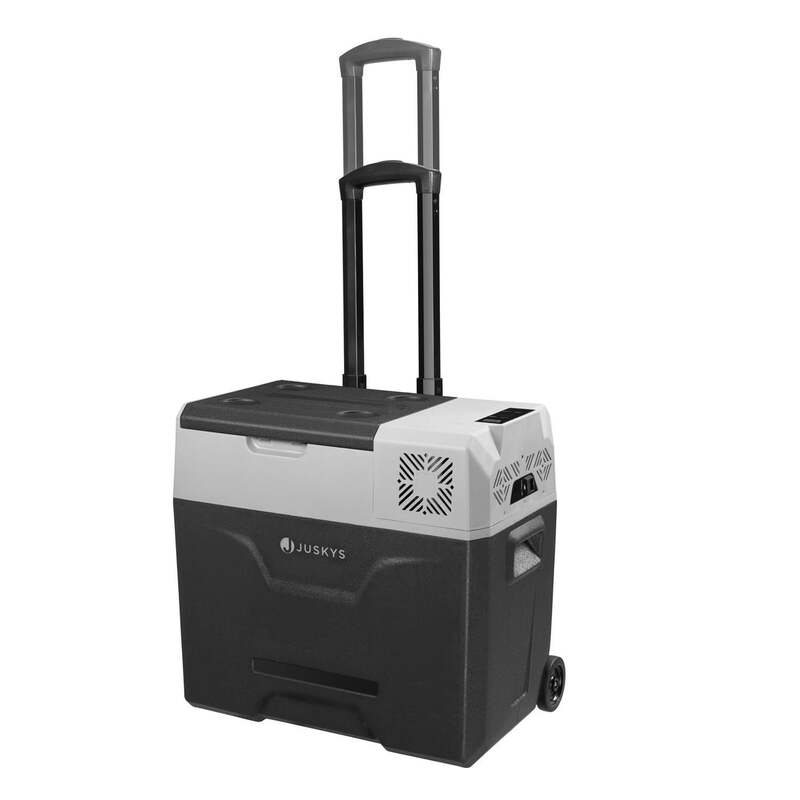 Kompressor Kühlbox Yukon 50l Kühlgerät mit App Steuerung und USB Anschluss grau - 4260565528043