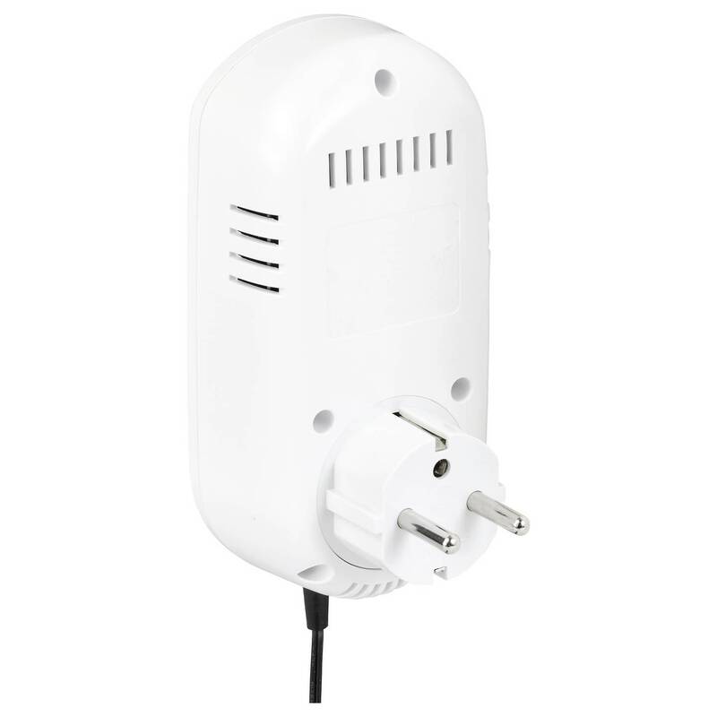 Sygonix Universalthermostat Zwischenstecker Wochenprogramm 1-70°C Tuya weiß 193g - 4064161478838