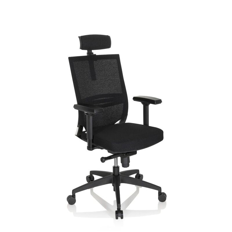 hjh OFFICE PORTO MAX HIGH I - Profi Bürostuhl Schwarz Drehstuhl Arbeitsstuhl828 - 4064323000402