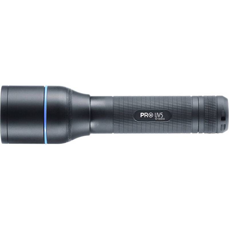 Walther Pro UV5 Taschenlampe LED UV-LED 3,5h Leuchtdauer IPX4 Schwarz - 4000844610546